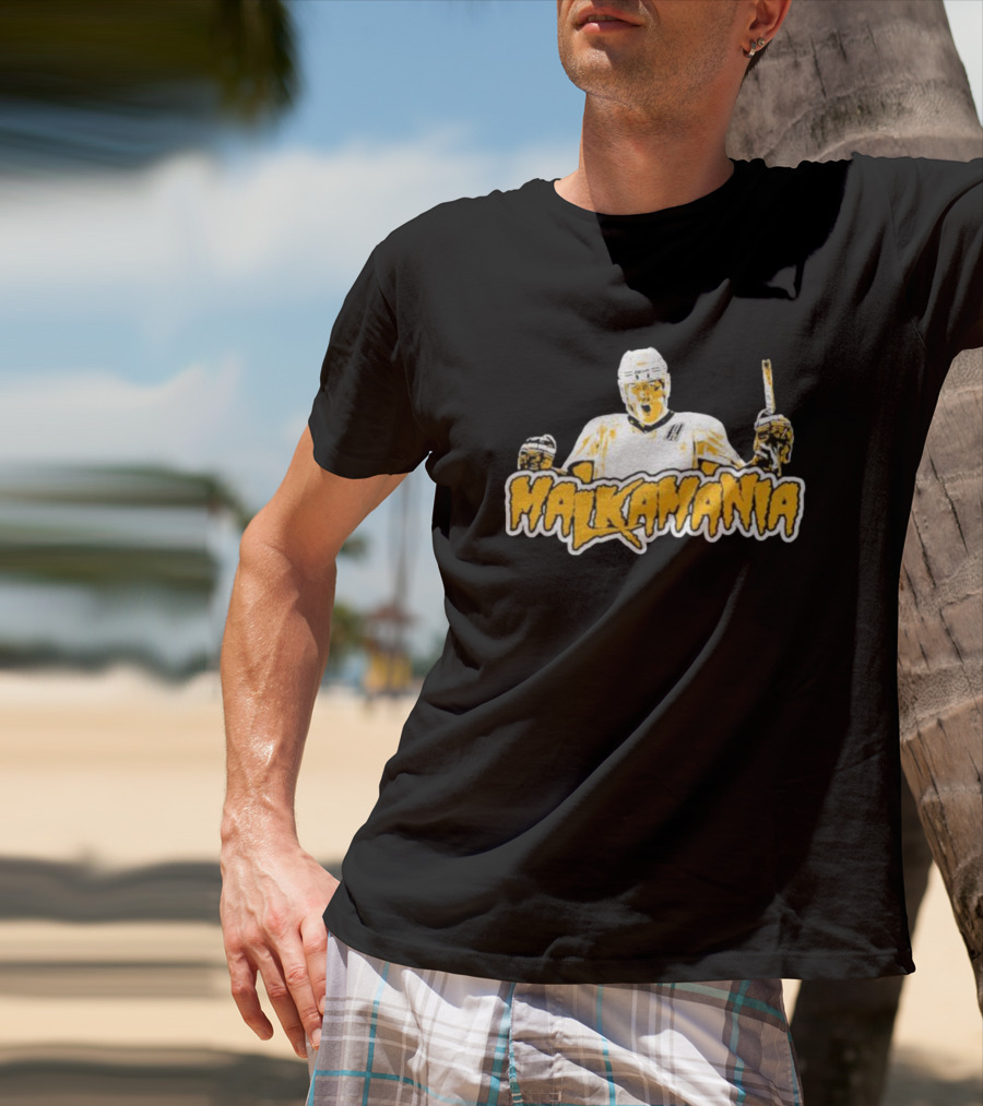Pittsburgh Penguins Malkamania Hockey Enthusiast T-Shirt