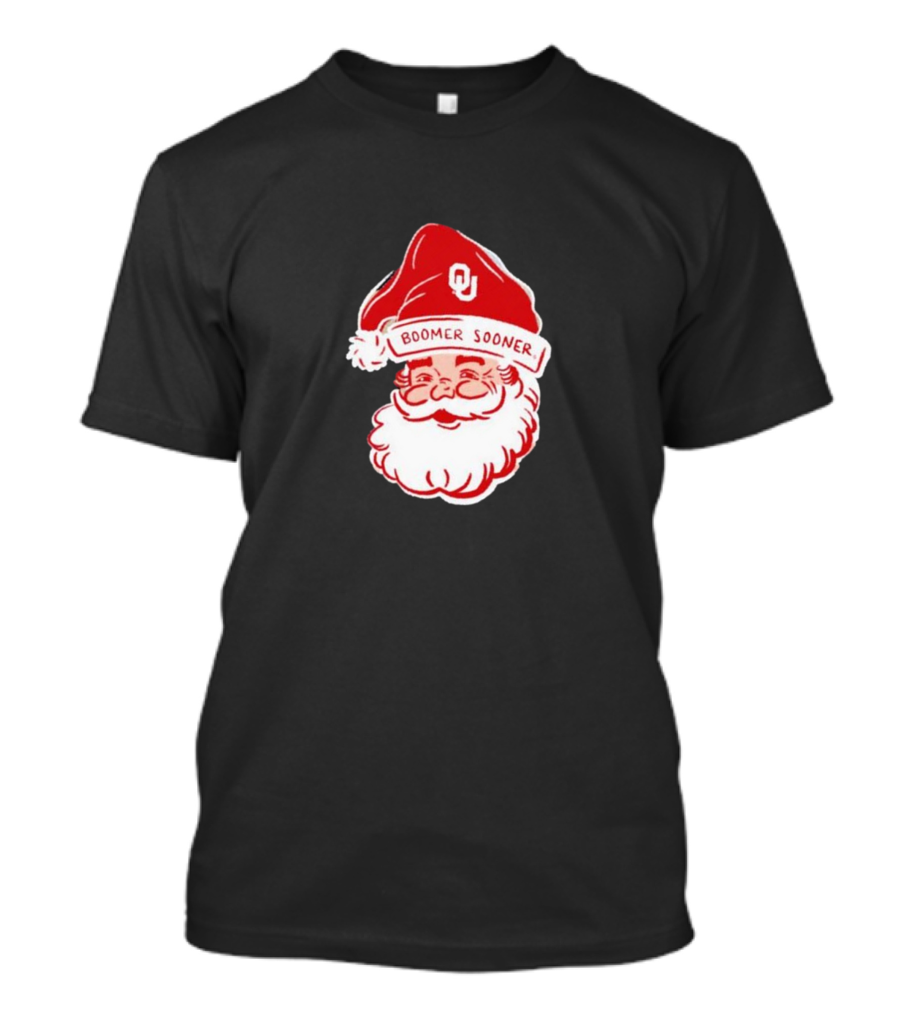Boomer Sooner Santa Claus Christmas OU T-Shirt
