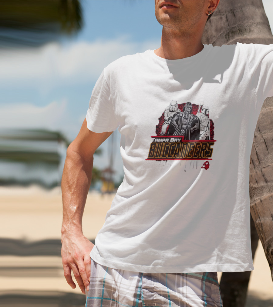 Tampa Bay Buccaneers Star Wars Crossover Junk Food T-Shirt