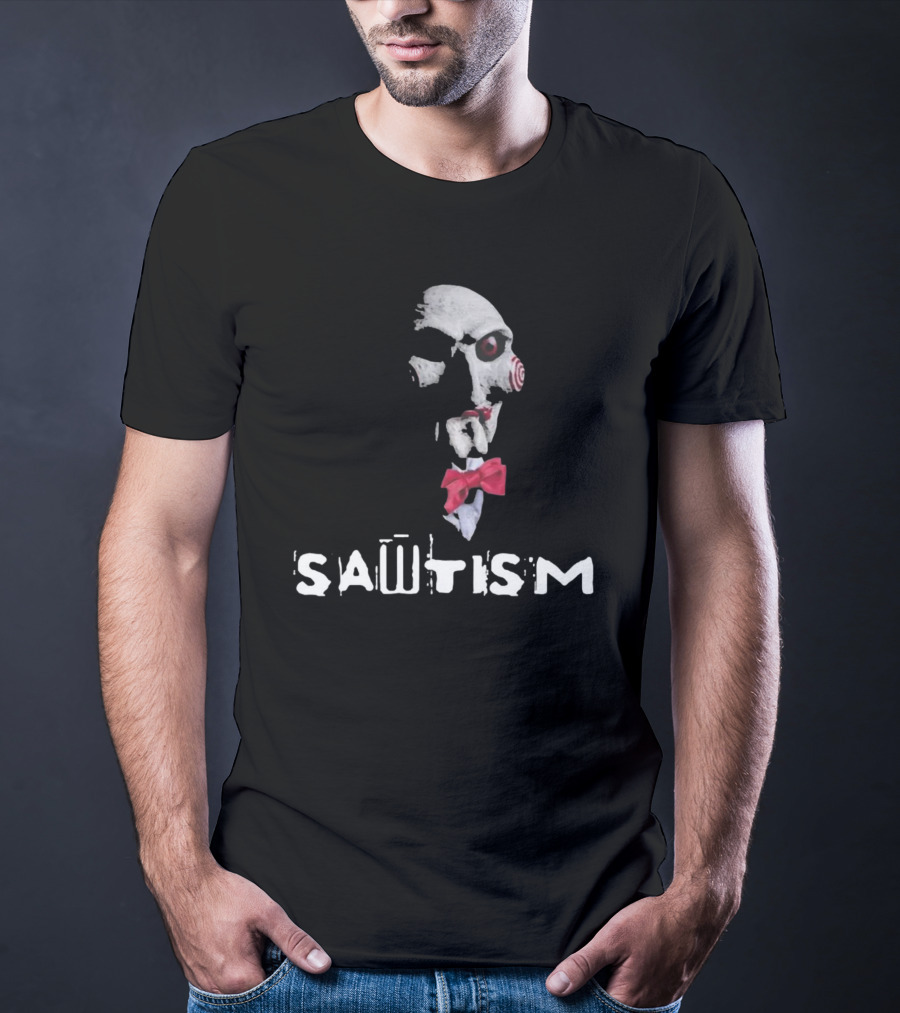 Sawtism Saw Parody Autism Thatgohard T-Shirt