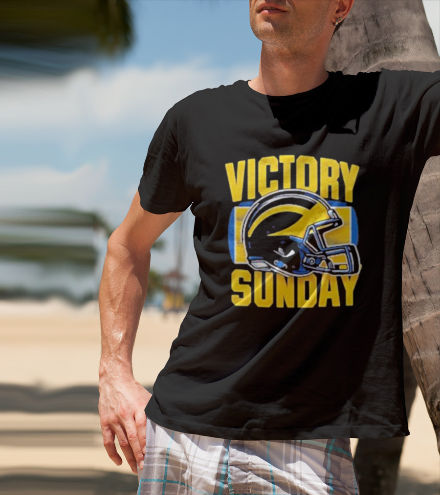 Victory Sunday Michigan Football Helmet T-Shirt