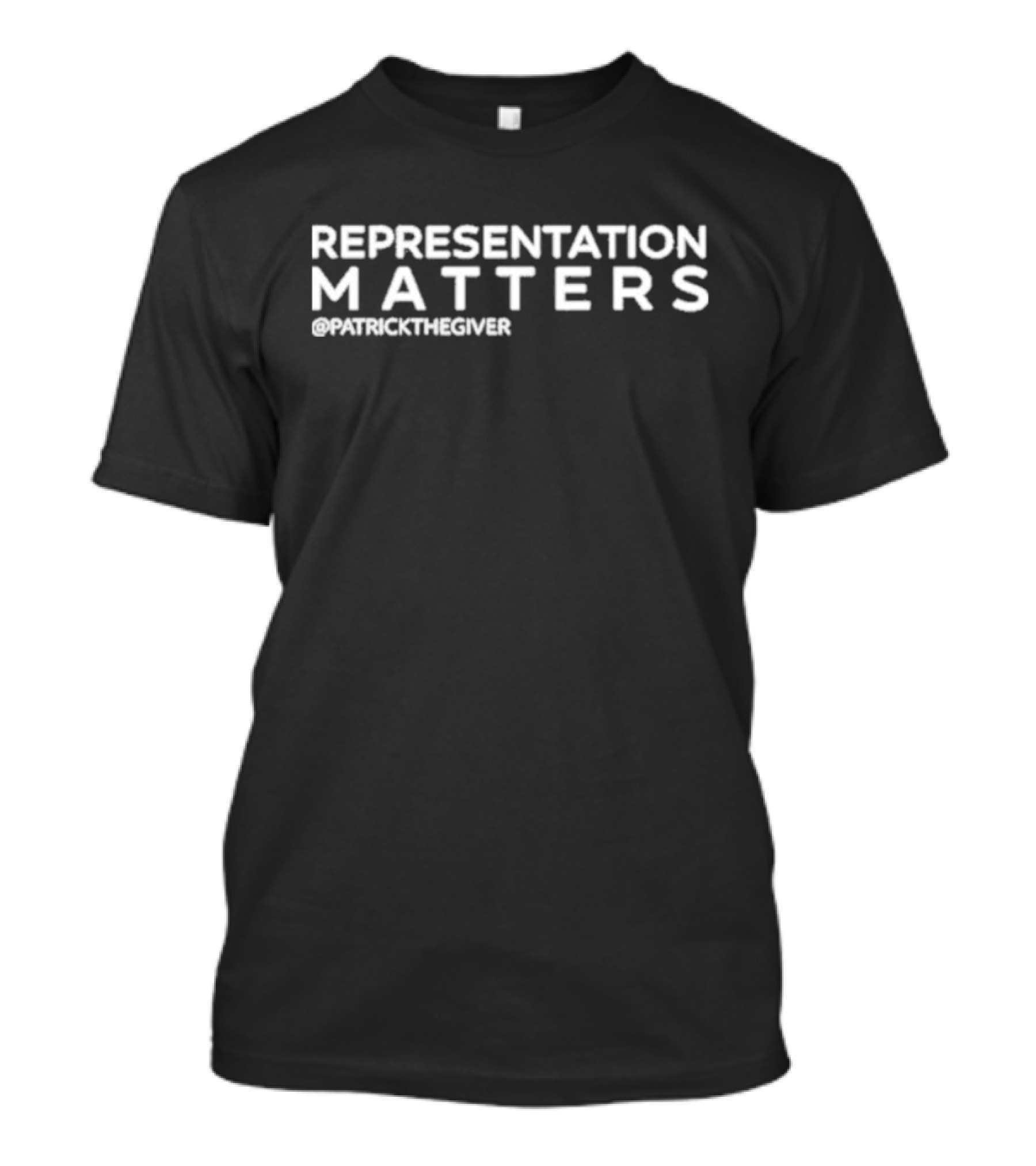 Patrick J. Rhodes Representation Matters @patrickthegiver T-Shirt