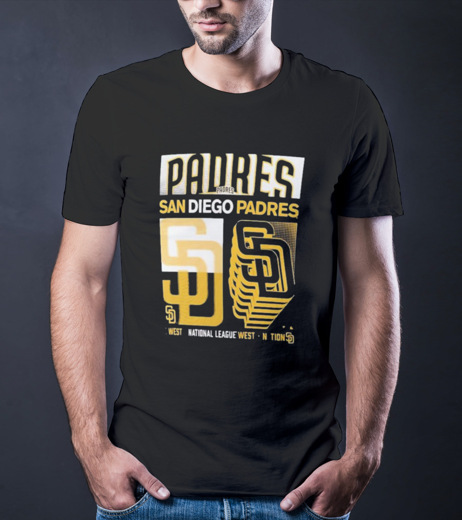 San Diego Padres West National League West Stack T-Shirt