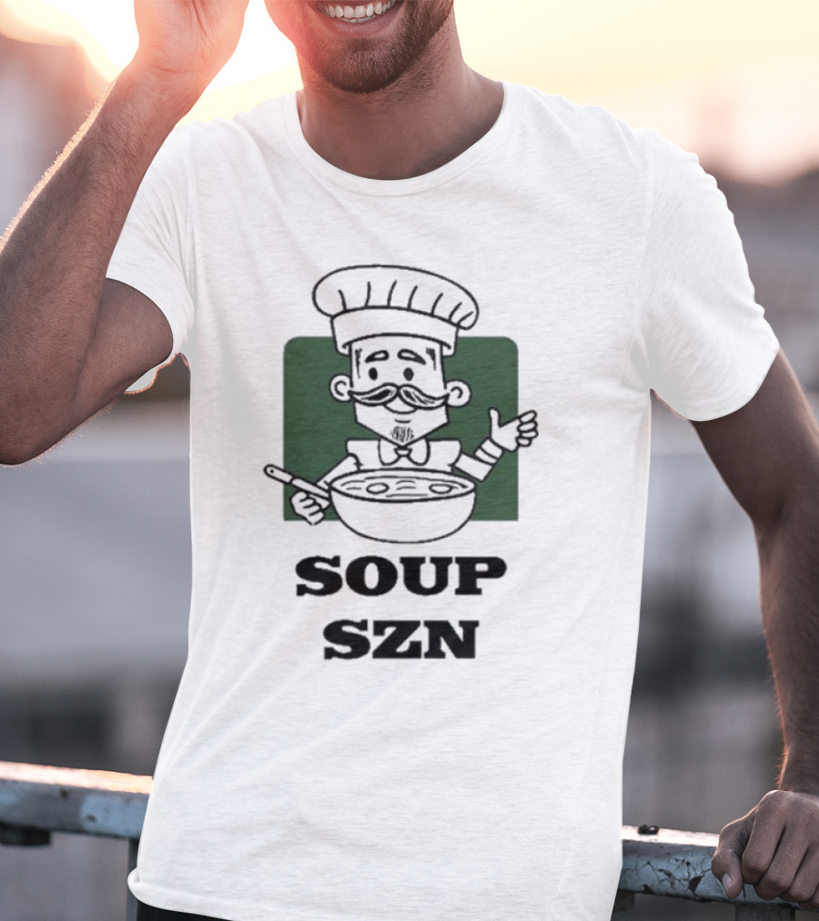 Soup Szn Chef Cartoon Cooking Bowl T-Shirt