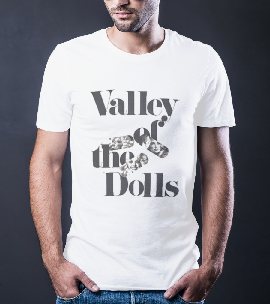 Valley Of The Dolls Text With Pill T-Shirt