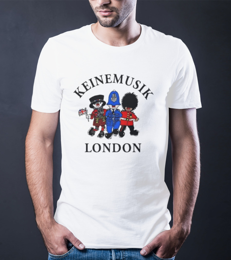 Keinemusik London Bone Soda British Guard Cartoon Characters T-Shirt