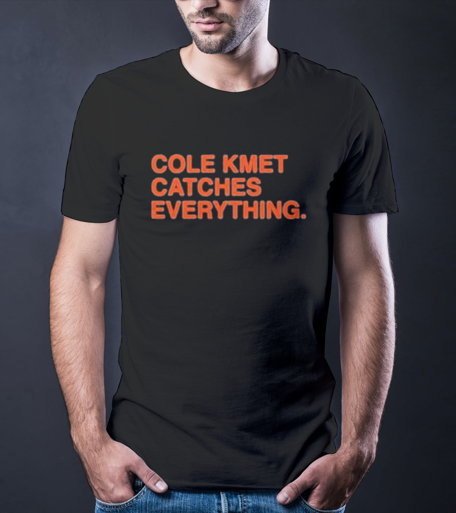 Cole Kmet Catches Everything Football Star T-Shirt