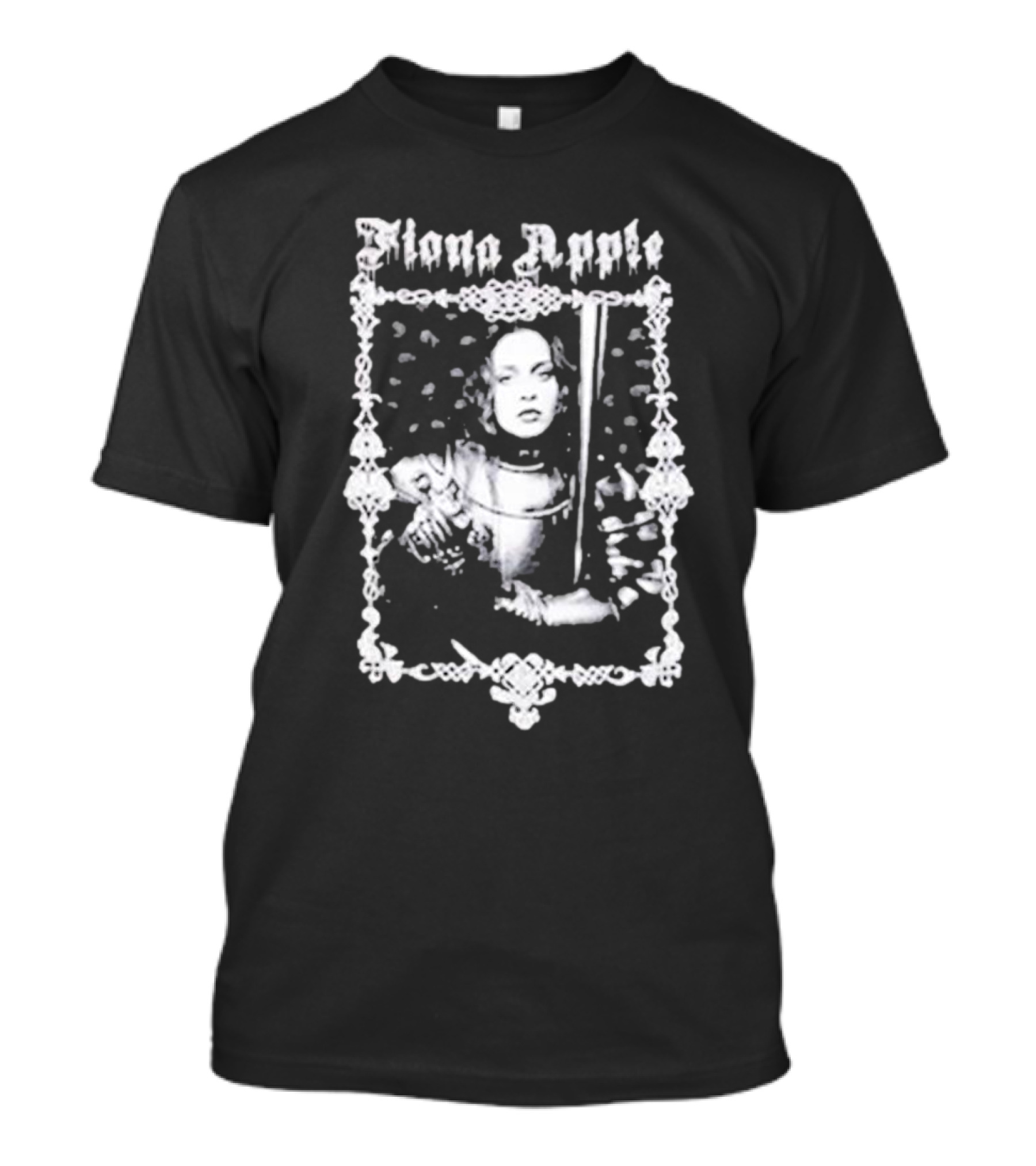 Fiona Apple Knightly Portrait In Ornate Medieval T-Shirt