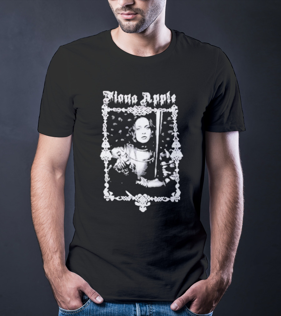 Fiona Apple Knightly Portrait In Ornate Medieval T-Shirt