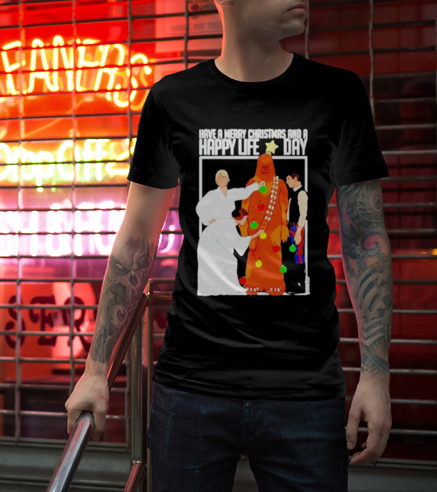 Have A Merry Christmas And A Happy Life Day Star Wars Holiday Special T-Shirt