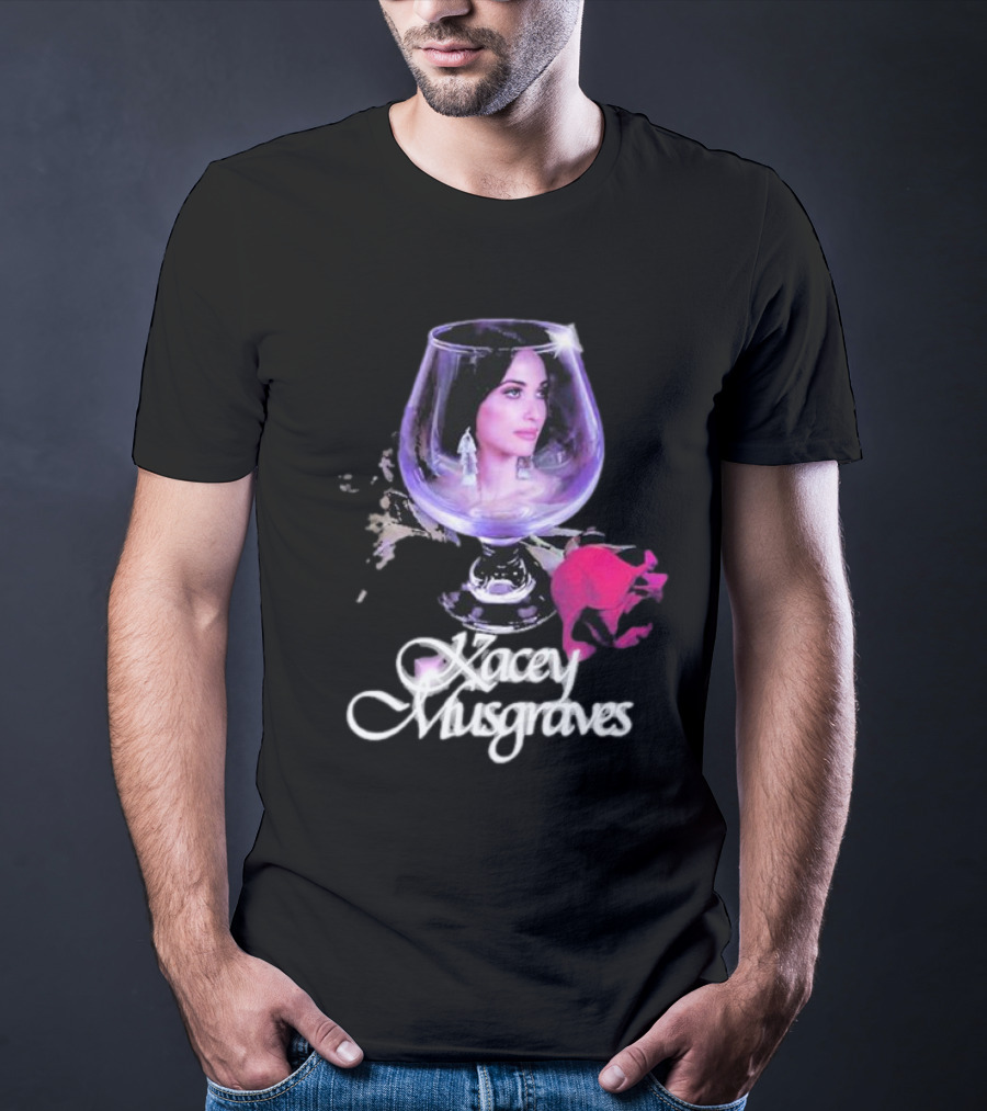 Kacey Musgraves Rose In Glass T-Shirt