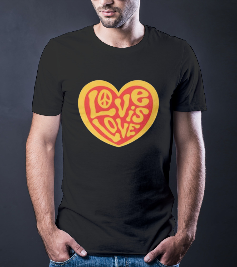 Love Is Love Peace Sign Heart T-Shirt