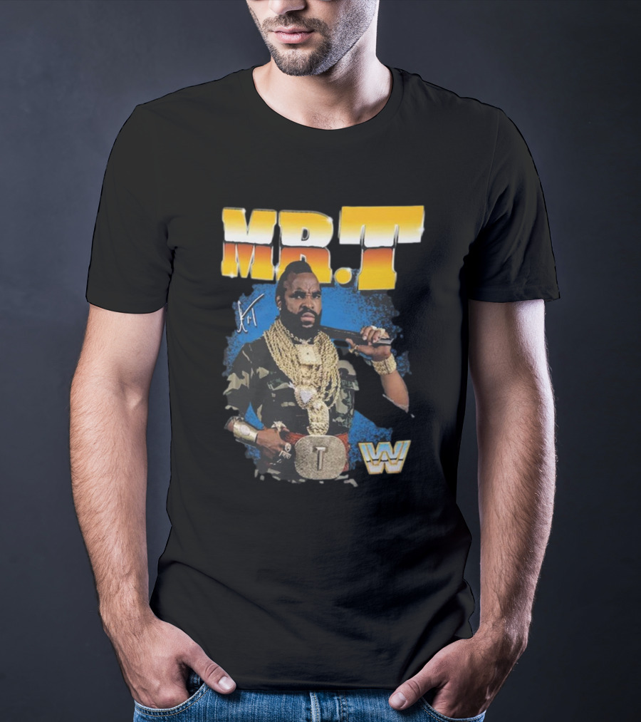 MR. T Signature Camouflage Chains Iconic T-Shirt