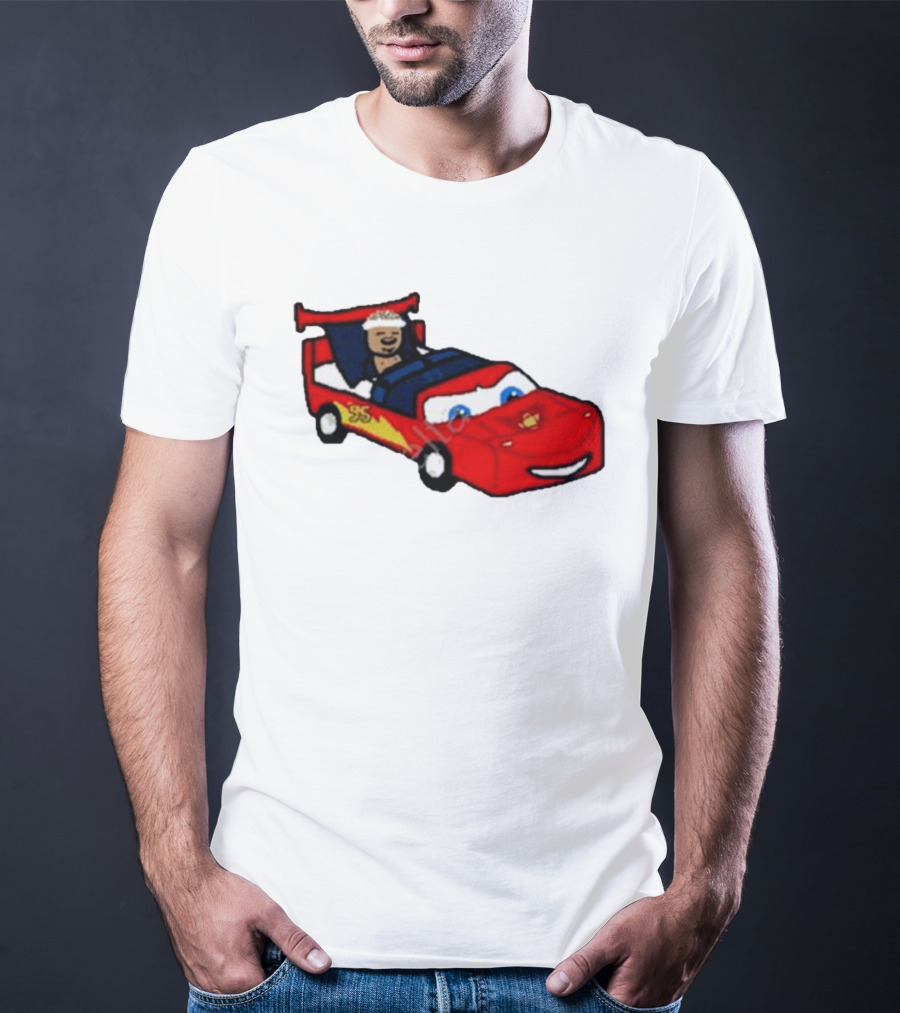 Nbapaint Kyle Snooze-ma With Racing Car T-Shirt