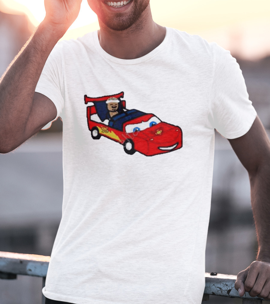 Nbapaint Kyle Snooze-ma With Racing Car T-Shirt