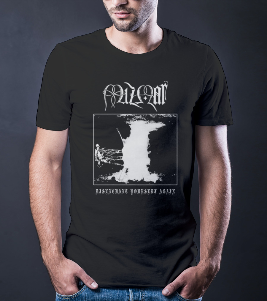 Mizmor Disenchanted Yourself Again Black And White Abstract T-Shirt