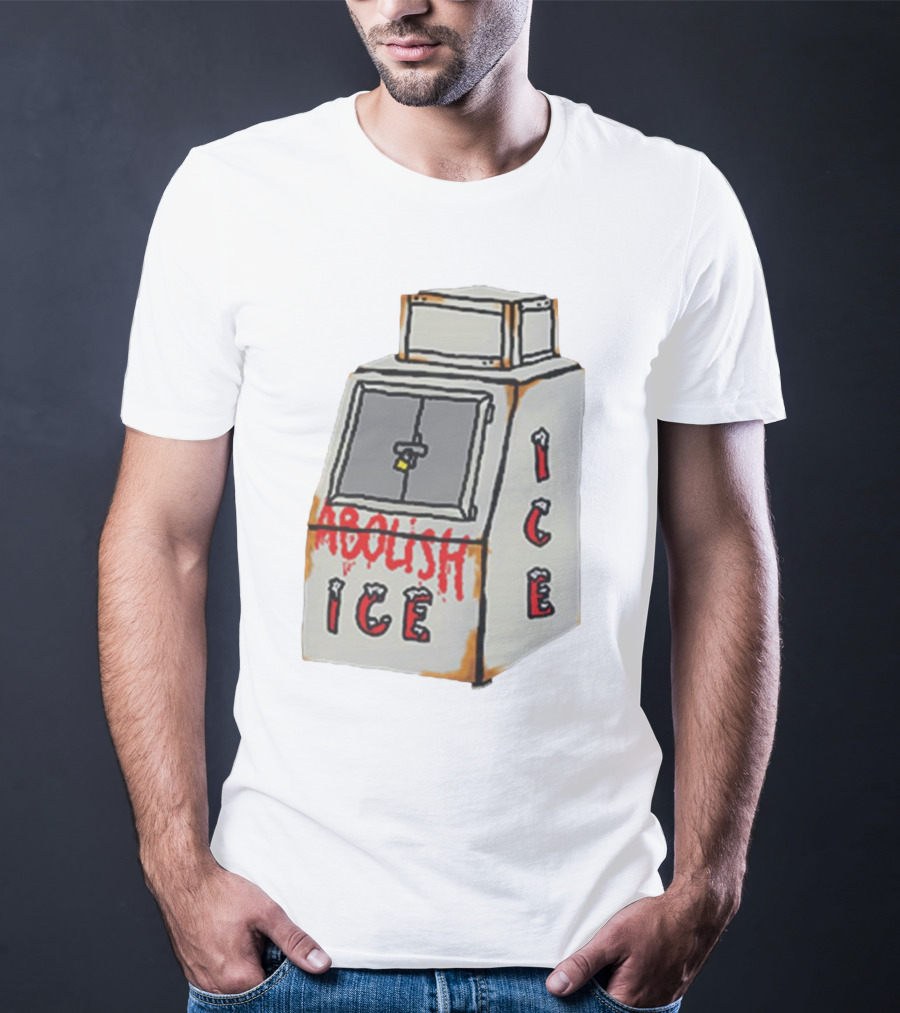 Alexandria Ocasio Cortez Abolish ICE Political Statement Freezer T-Shirt