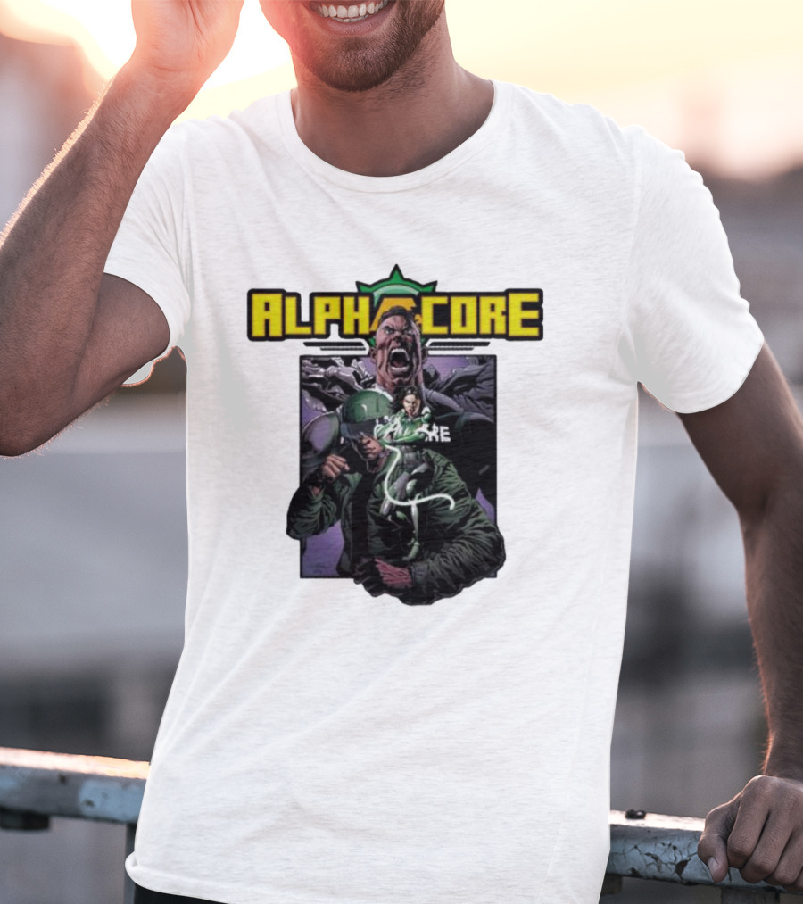Alphacore Rippaverse Campaign Comic Characters Action Scene T-Shirt
