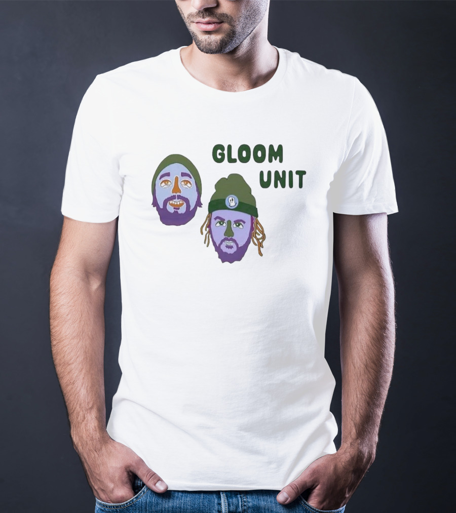 Hell’s Boomin Gloom Unit Purple Faces Green Beanies T-Shirt