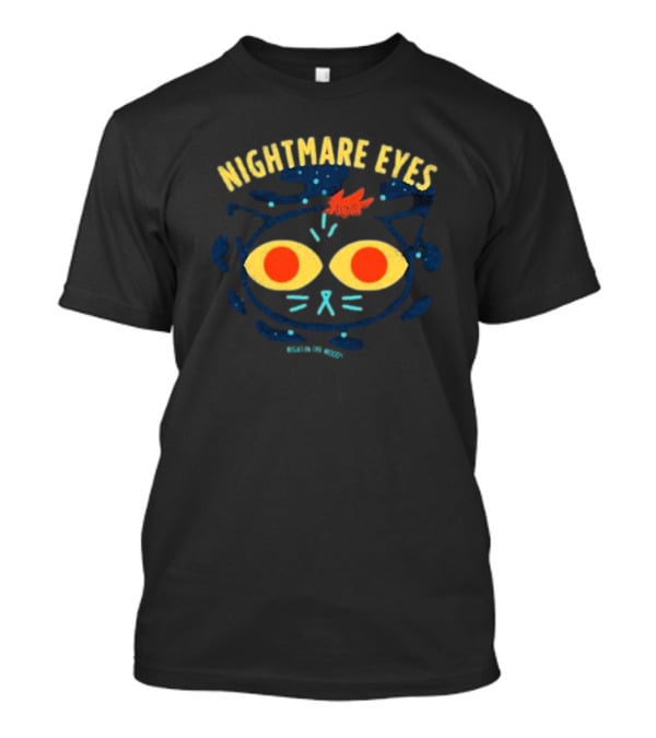 Nightmare Eyes Night In The Woods Cat T-Shirt