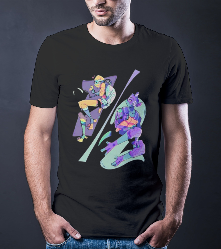 TMNT Last Ronin Leo And Don Alternate Universe Duo T-Shirt