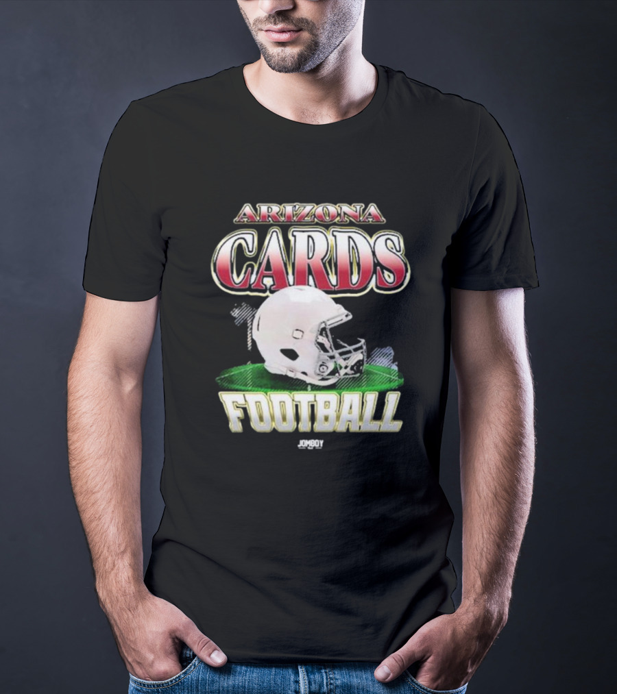 Arizona Cards Football Helmet Jomboy T-Shirt