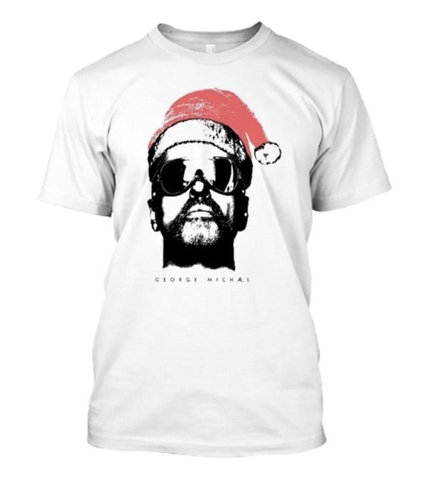George Michael Santa Hat Christmas T-Shirt