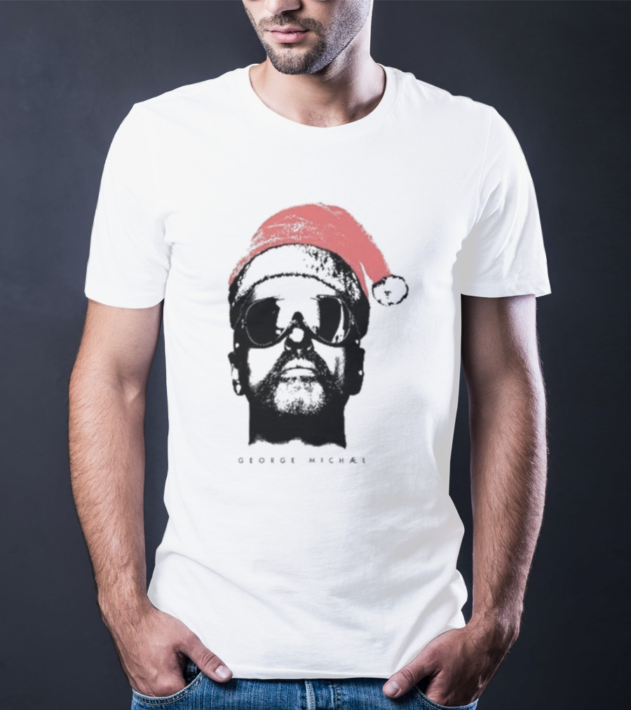 George Michael Santa Hat Christmas T-Shirt