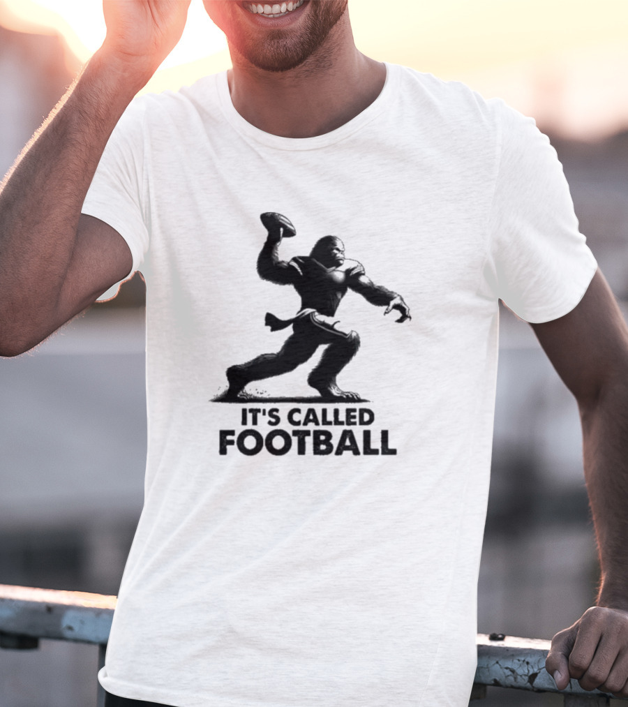 Gorilla Playing Football It's Called Football American T-Shirt