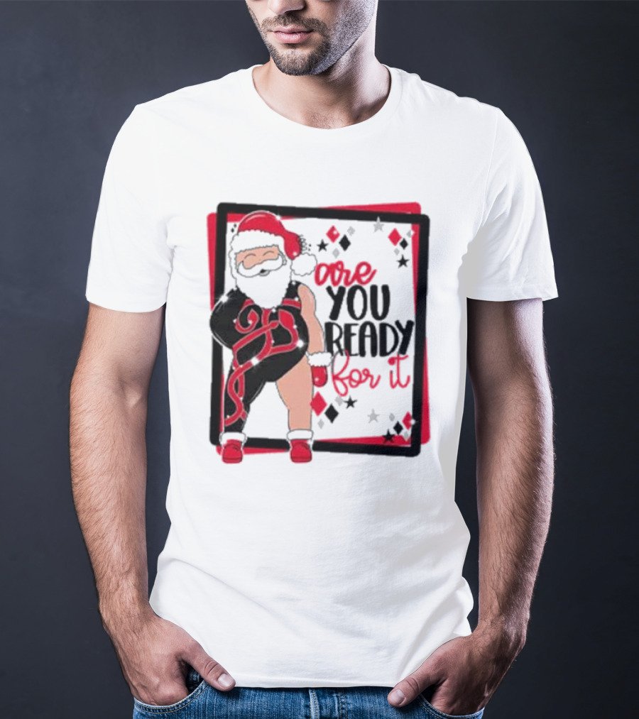 Reputation Taylor's Version Santa Are You Ready For It Santa Wrestler Patchwork Emo Goth T-Shirt