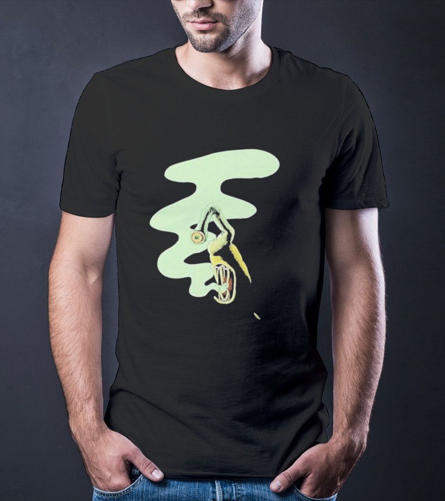 Whale Healer Surreal Creature With Abstract Eye And Vapor Trail T-Shirt