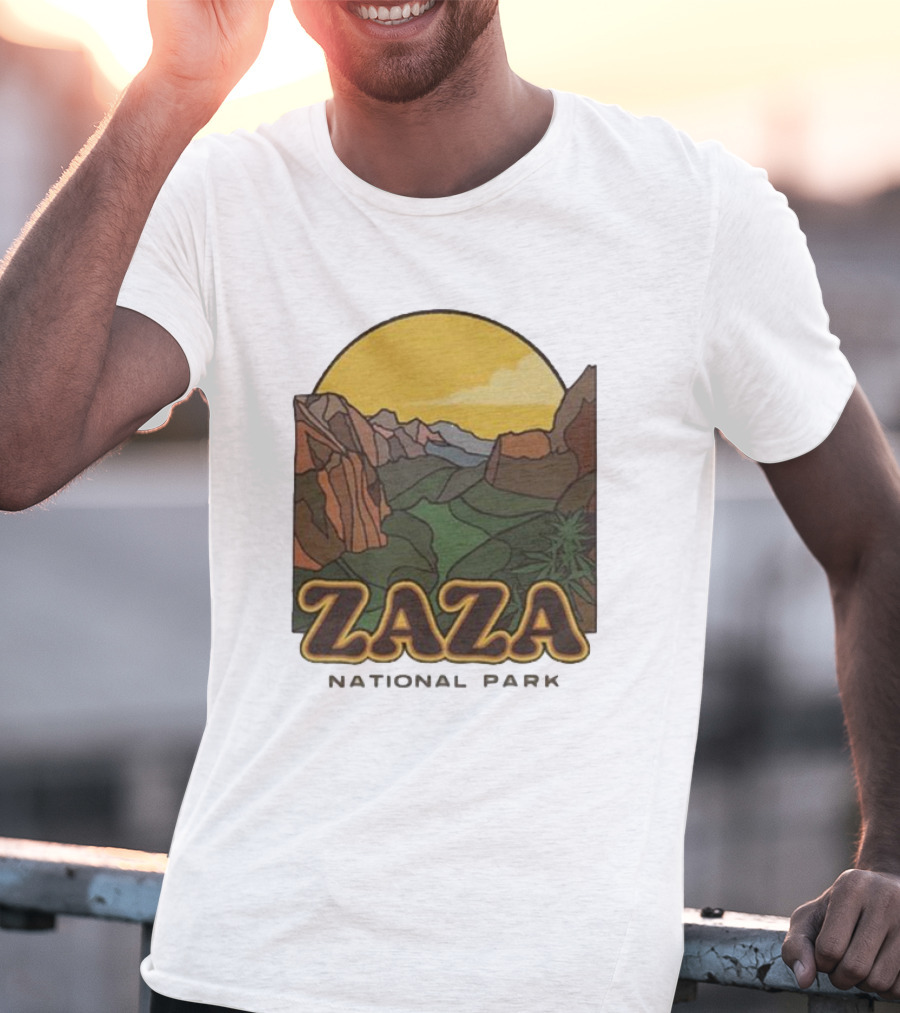 Fourtwenty Zaza National Park Scenic Wilderness Vista T-Shirt