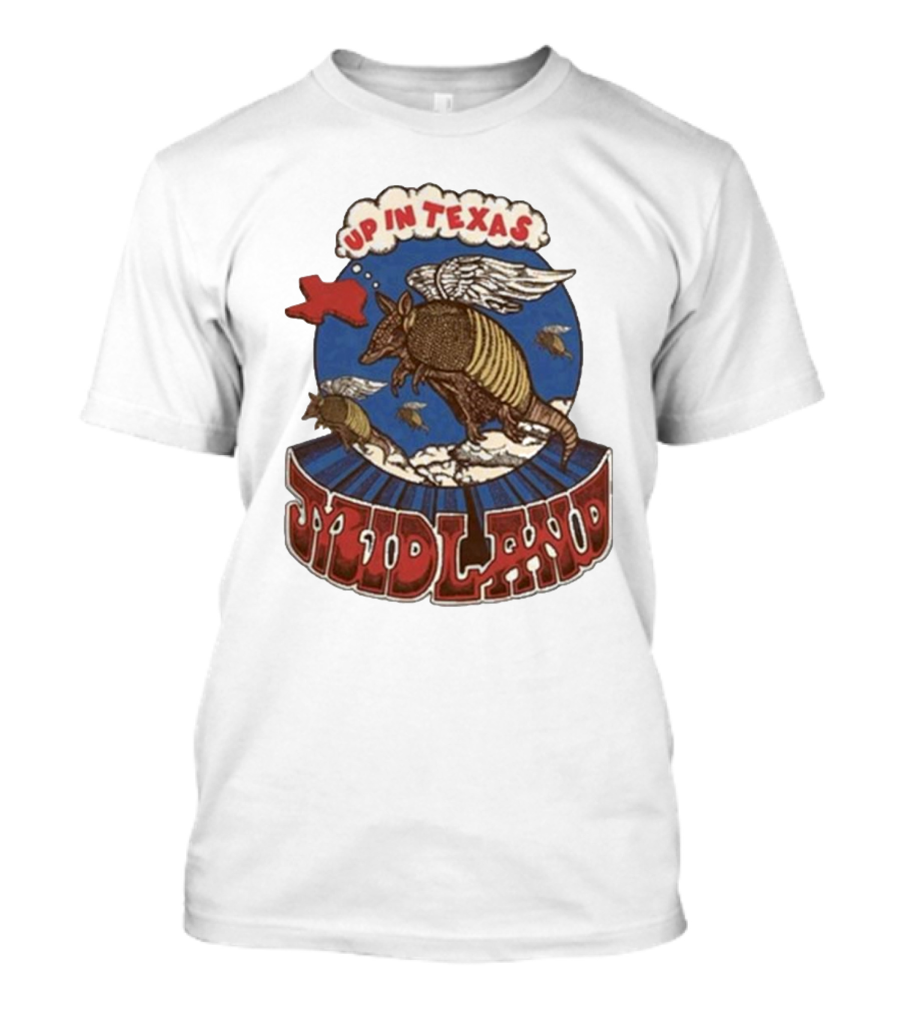 Midland Winged Armadillo Up In Texas T-Shirt
