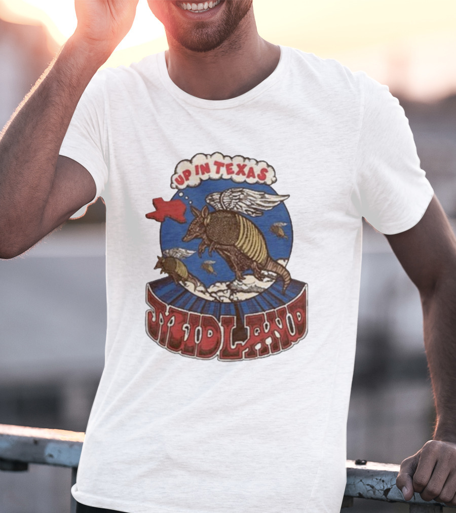 Midland Winged Armadillo Up In Texas T-Shirt