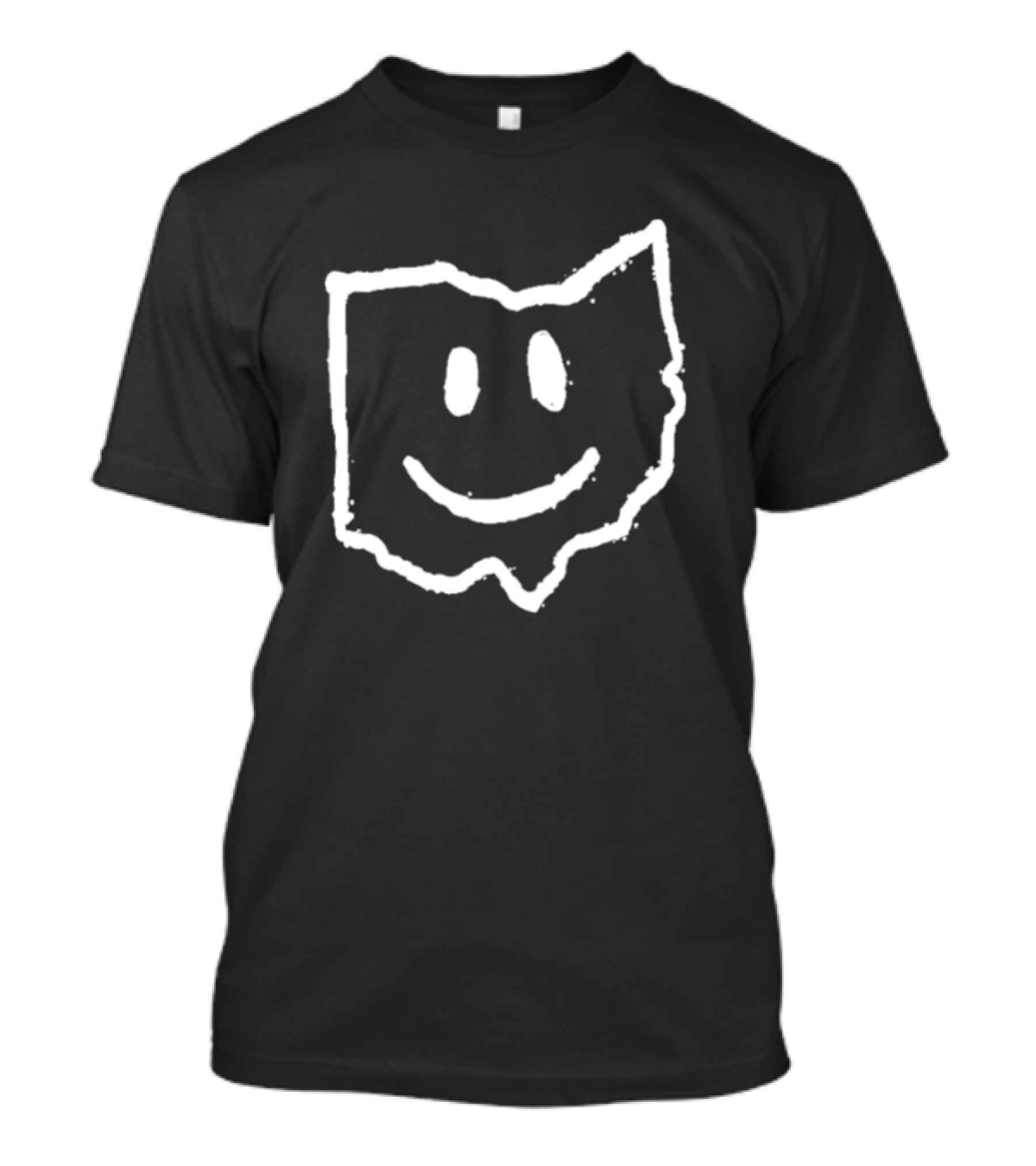 Ohio State Smiley Face Outline T-Shirt