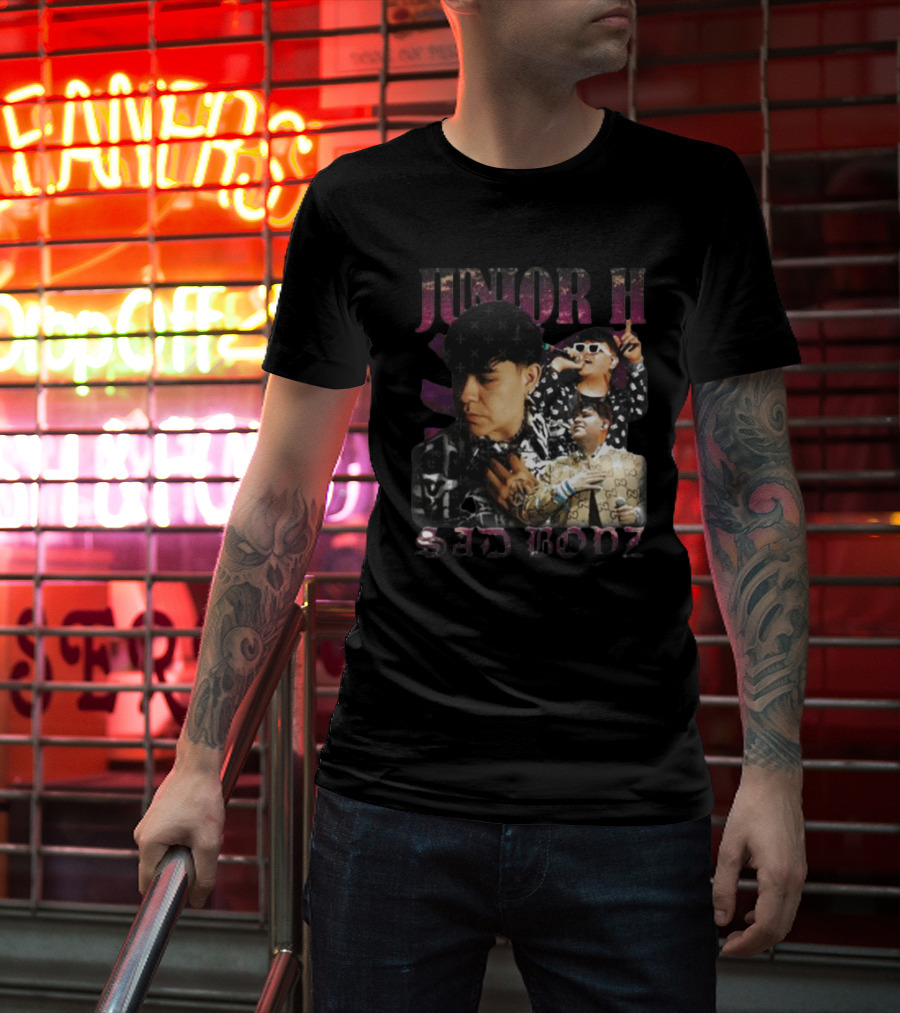 Junior H Sad Boyz Album Cover T-Shirt
