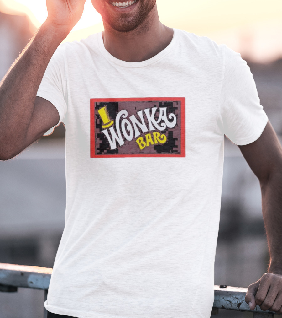 Wonka Bar Chocolate Logo Iconic T-Shirt