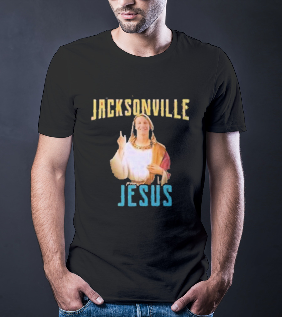 Jacksonville Jesus Finger Pointing Humor T-Shirt