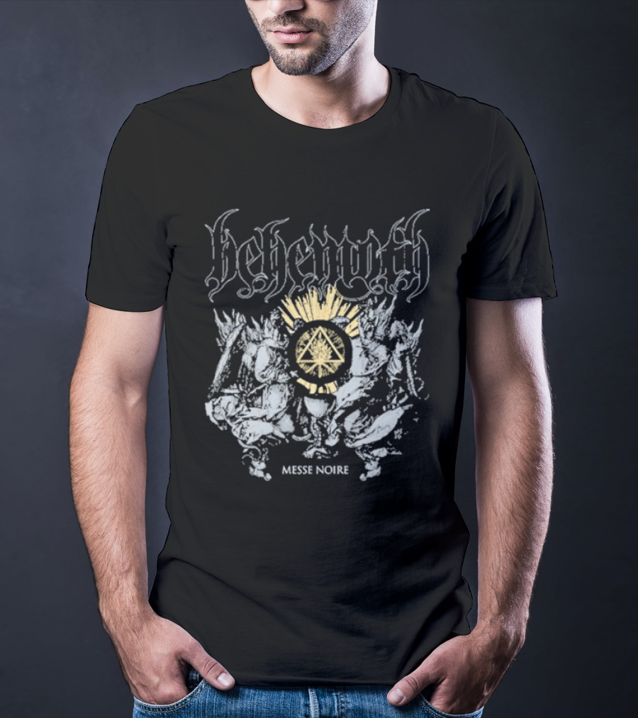 Behemoth Messe Noire Occult Symbolism Dark Ritual T-Shirt