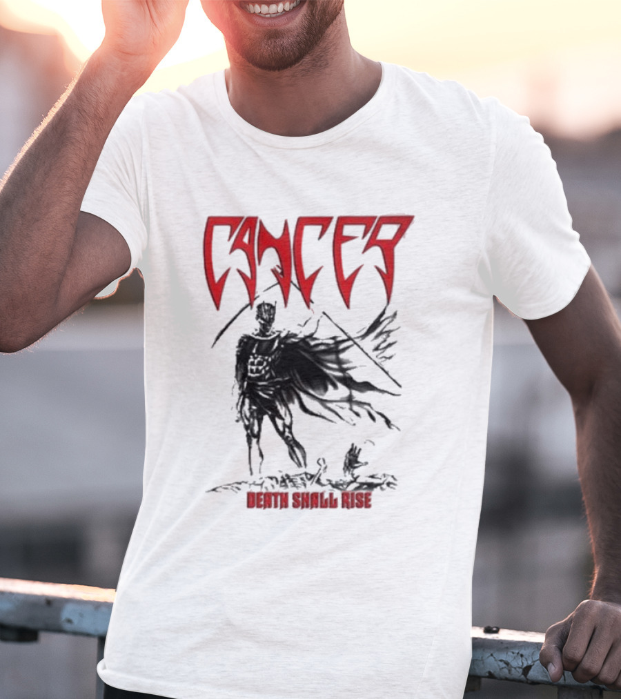 Cancer Death Shall Rise Dark Angel T-Shirt