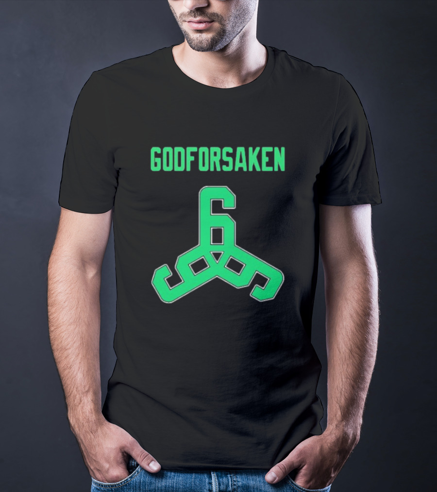 GODFORSAKEN 6 Triangular Symbol Basketball Jersey T-Shirt