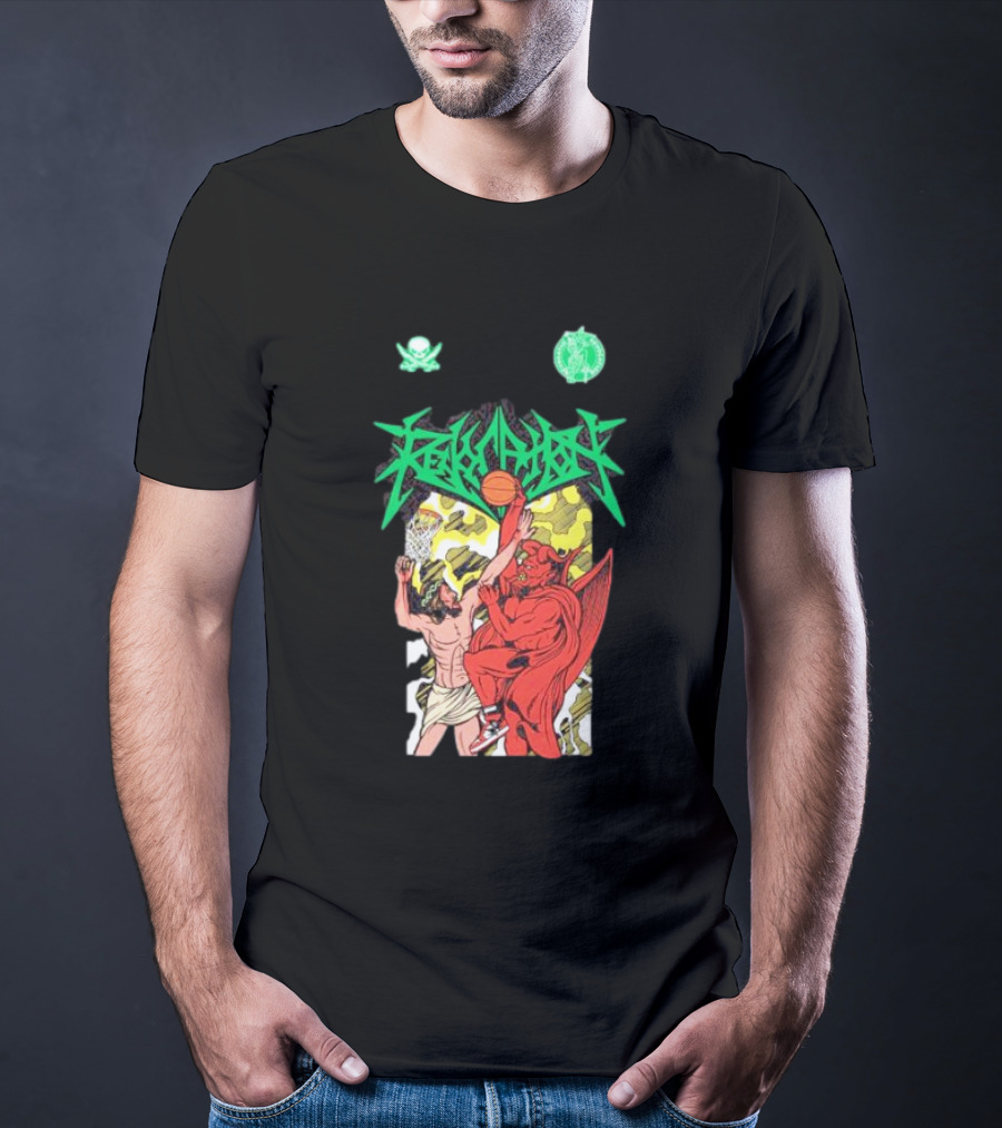 Revocation Godforsaken Demon Basketball Showdown T-Shirt