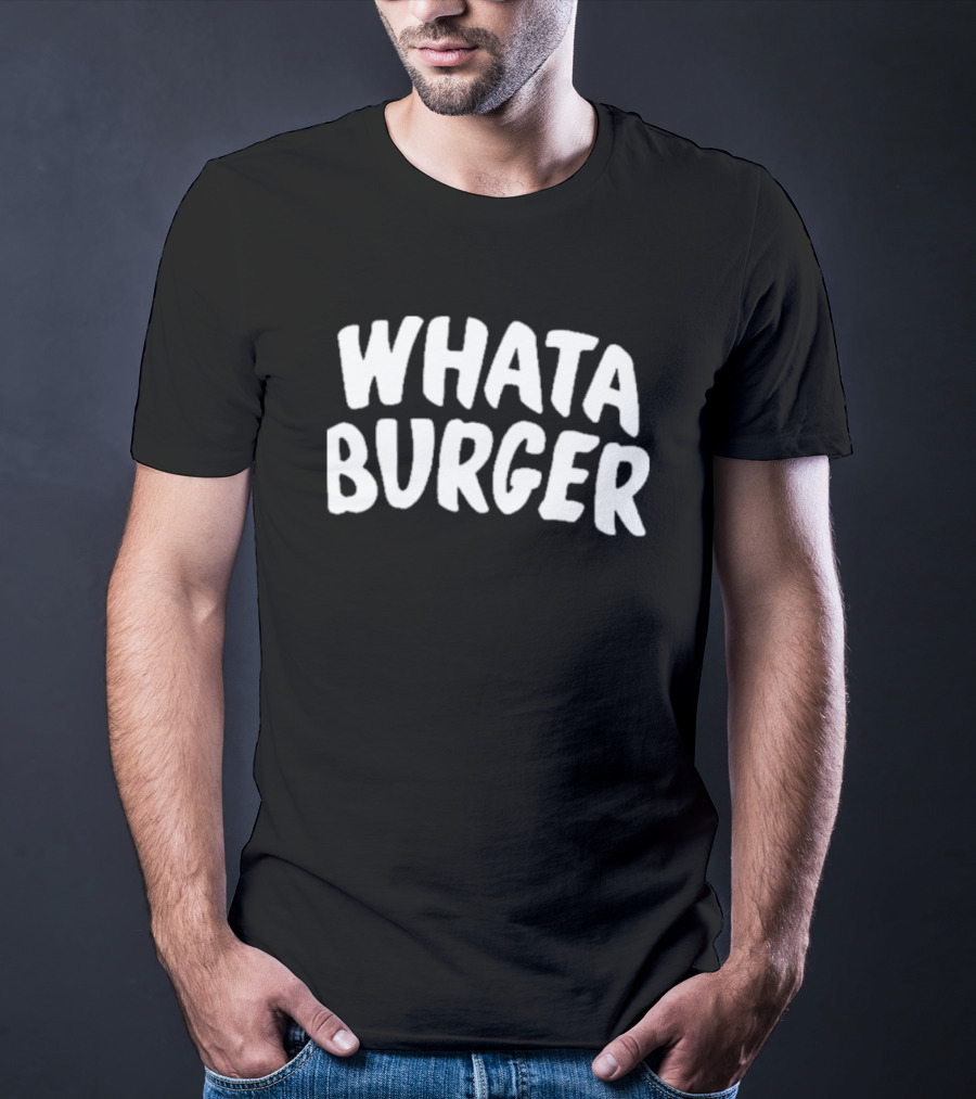 Whataburger Stack White Text T-Shirt