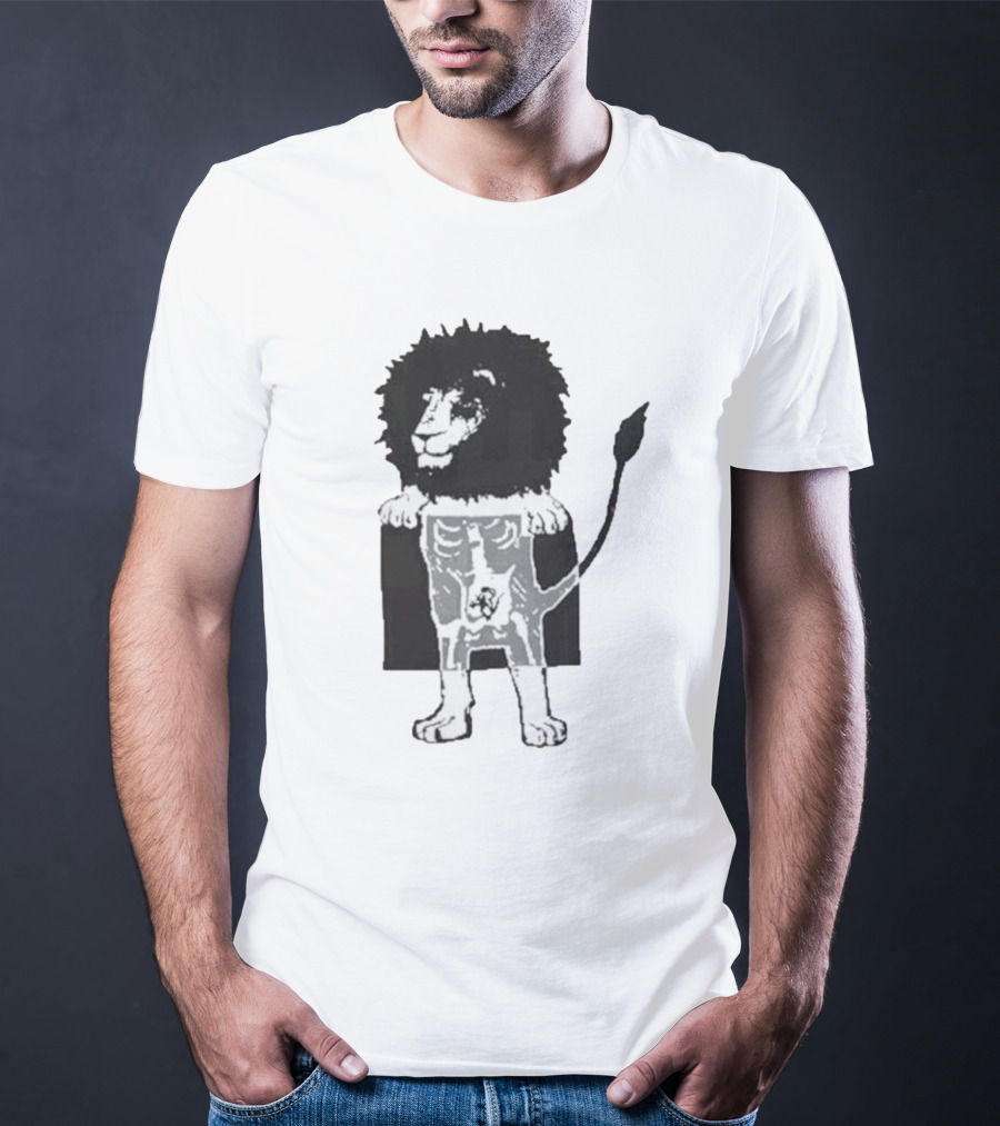 Lion Skeleton X-ray Body T-Shirt