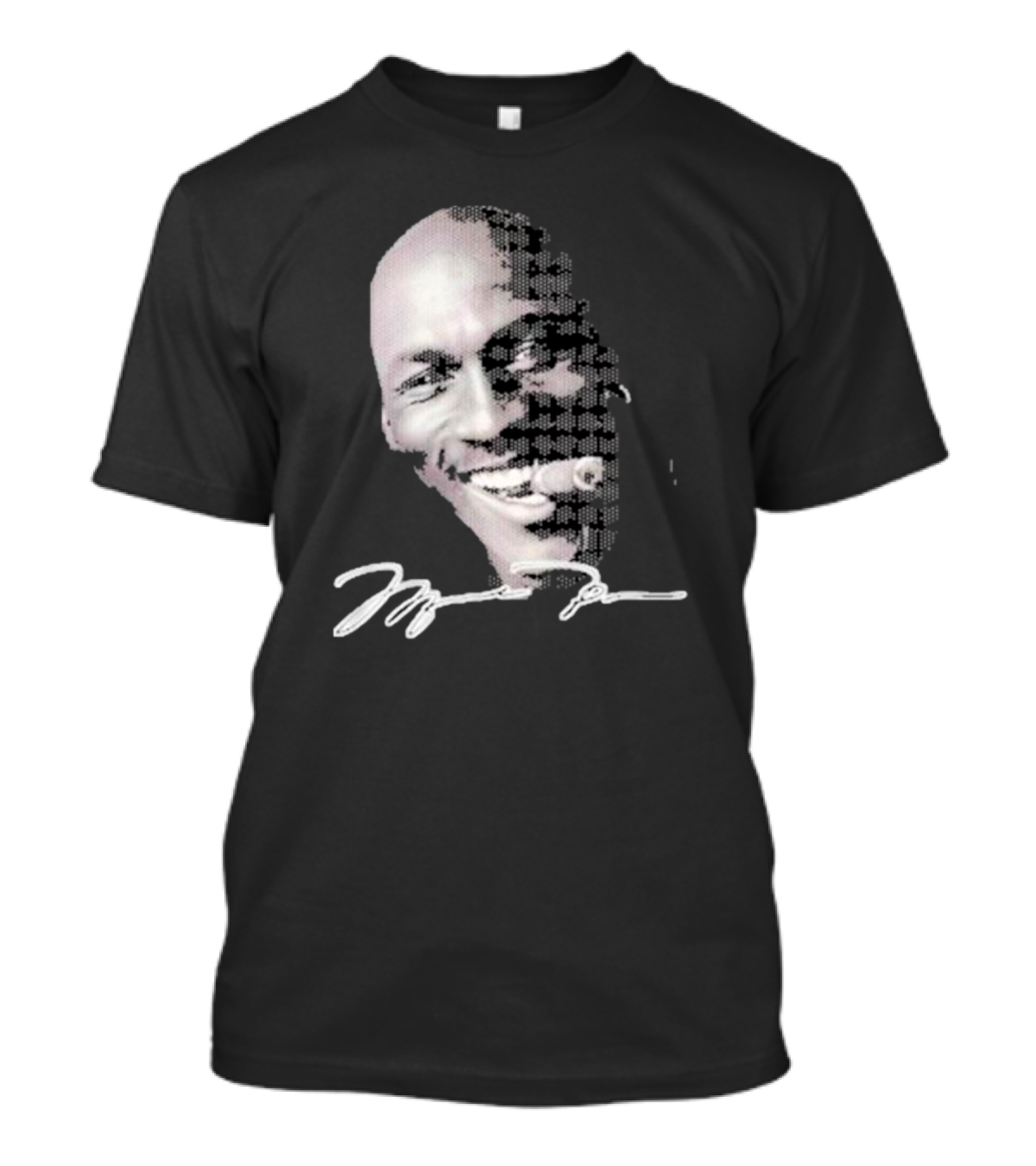 Michael Jordan Iconic Smile With Cigar Signature T-Shirt