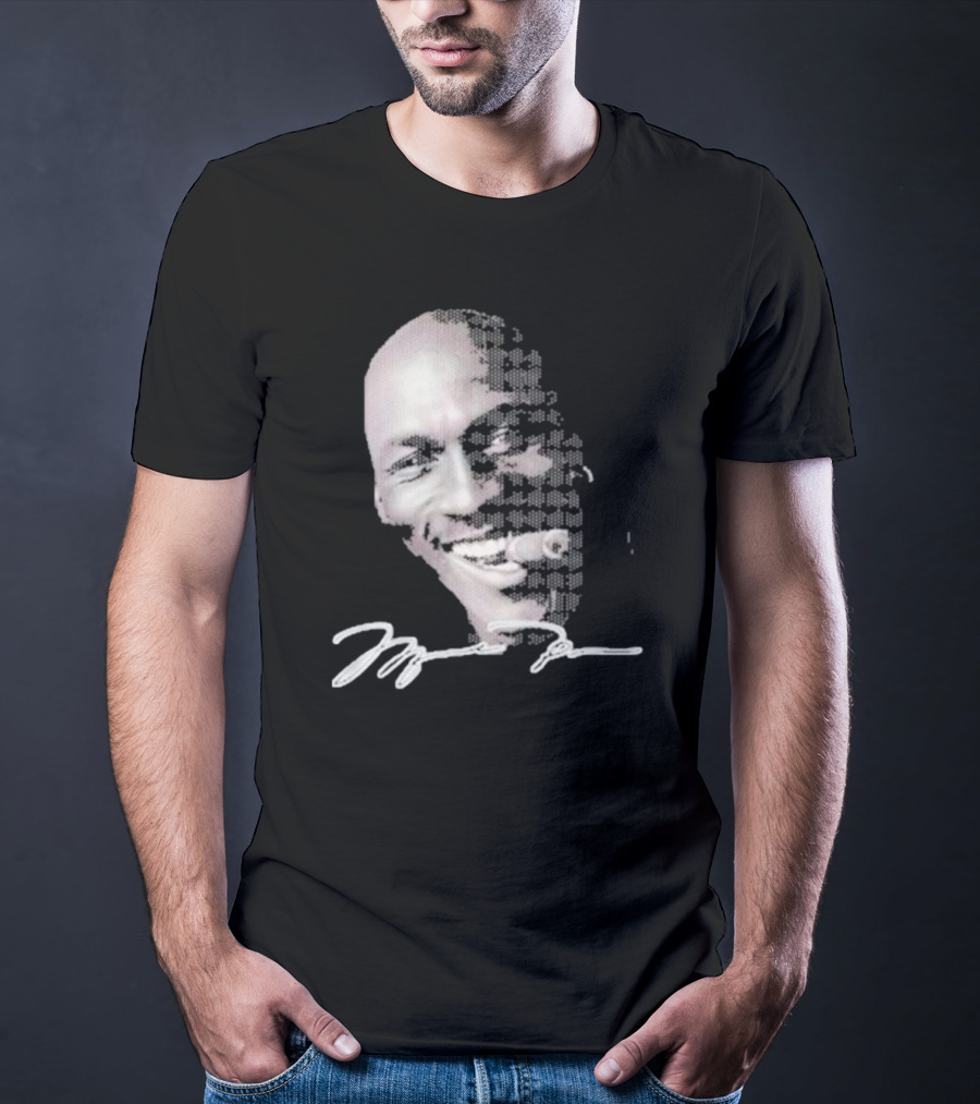 Michael Jordan Iconic Smile With Cigar Signature T-Shirt