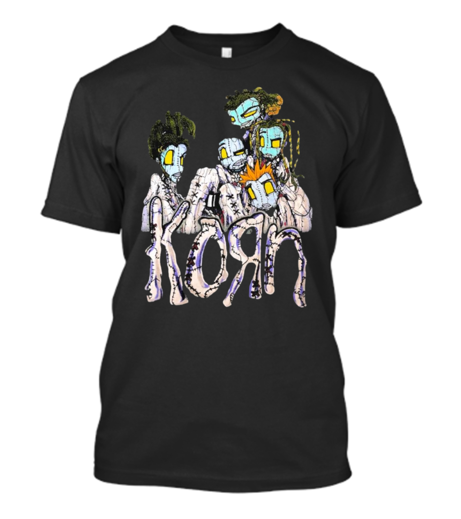 Rare Vintage 1999 Korn Issues Zombies Stitch T-Shirt