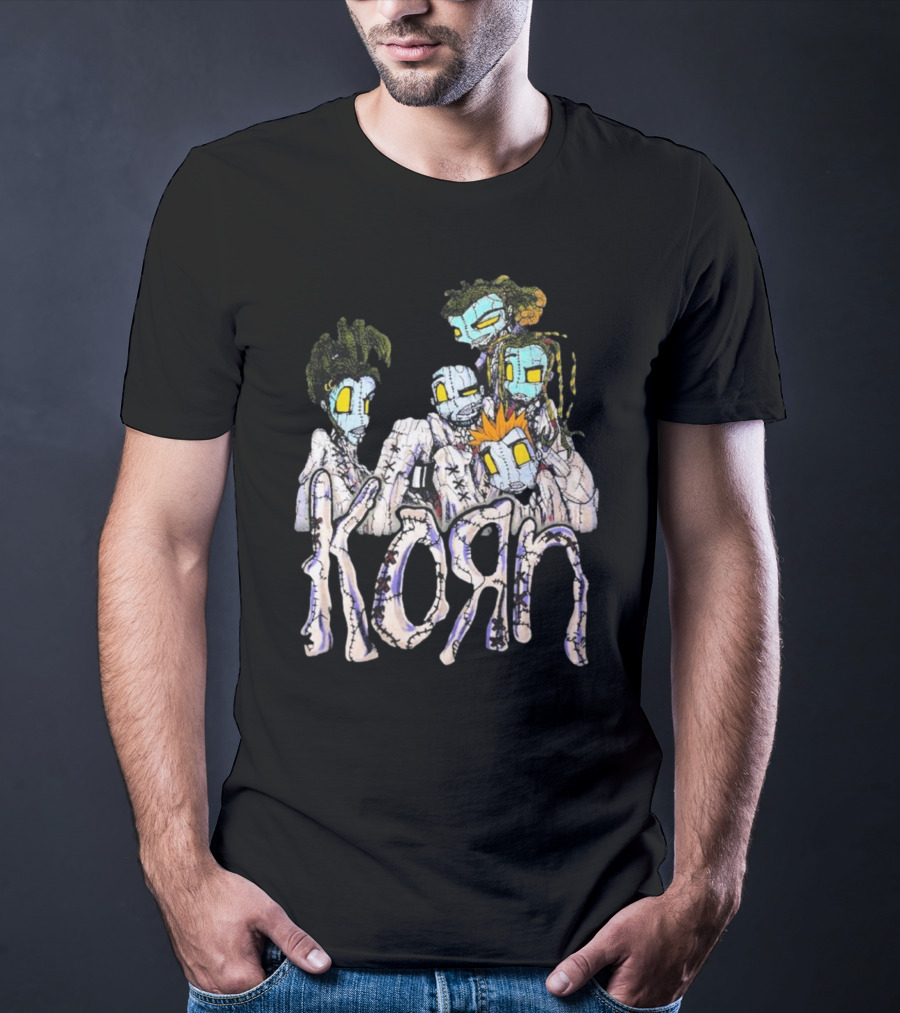 Rare Vintage 1999 Korn Issues Zombies Stitch T-Shirt