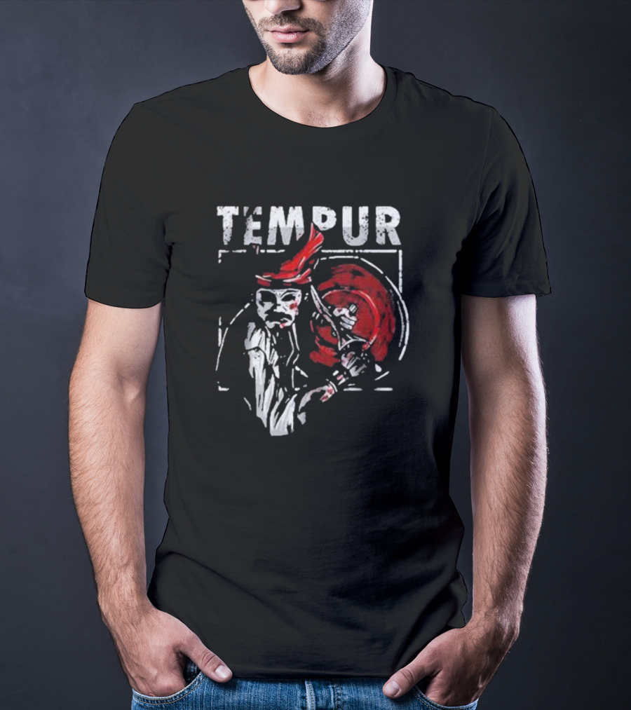 Tempur Tanah Melayu Warrior Axe And Shield T-Shirt