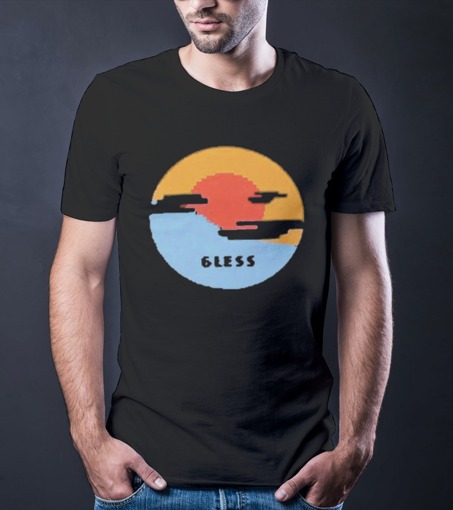Pixel Sunset Six Less T-Shirt